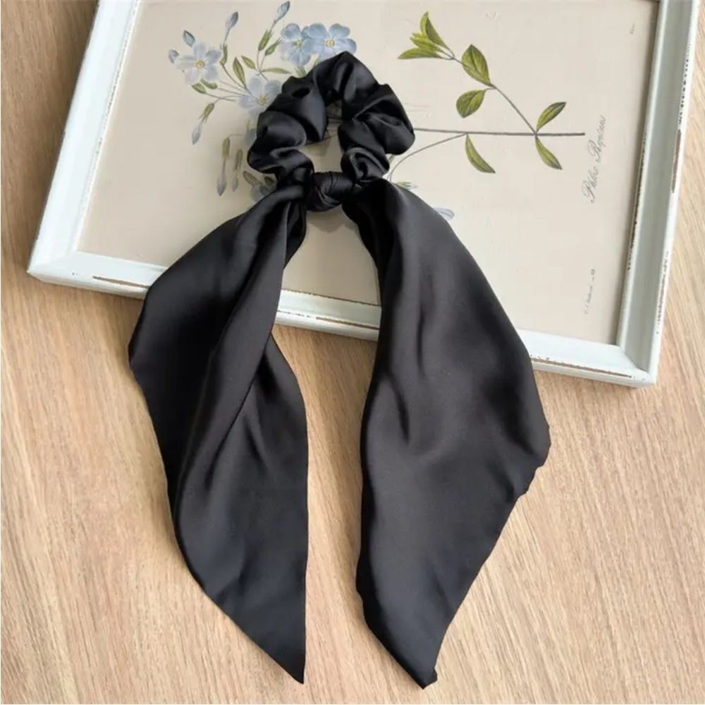 Black Hair Scrunchie K85